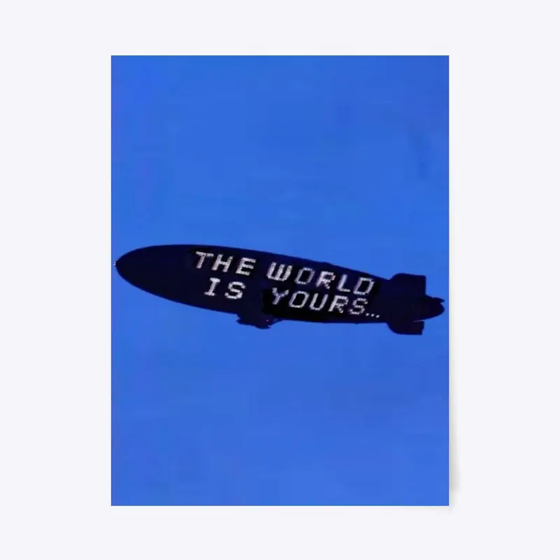 THE WORLD IS YOURS POSTER