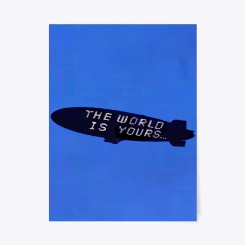 THE WORLD IS YOURS POSTER